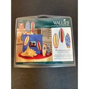 Wallies Surfboard Wallpaper Cutouts Lot of 25 Never Used Vintage 1990 Beach Art